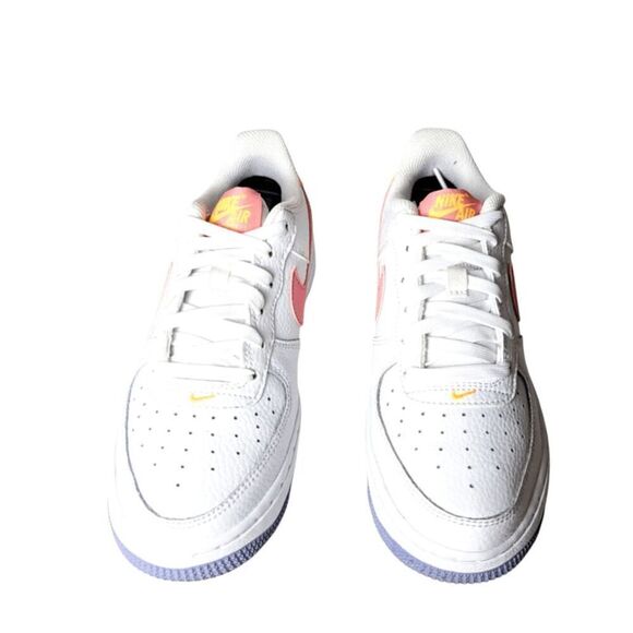 NIKE Air Force 1 Low "Coral Chalk Laser Orange" Sneakers Size 5.5Y/W7 - Picture 4 of 7